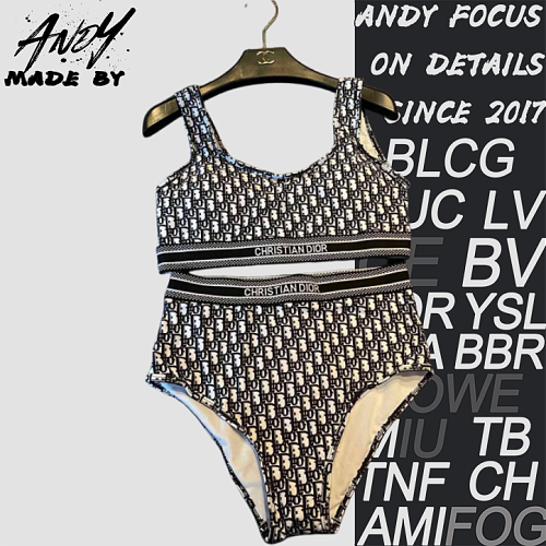 High-end Bikini With Floral Tie Bikini