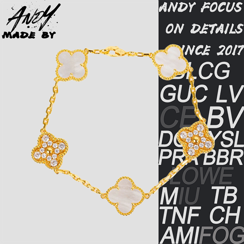 Van White Beimu Diamond Set Gold