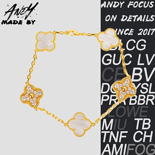 Van White Beimu Diamond Set Gold