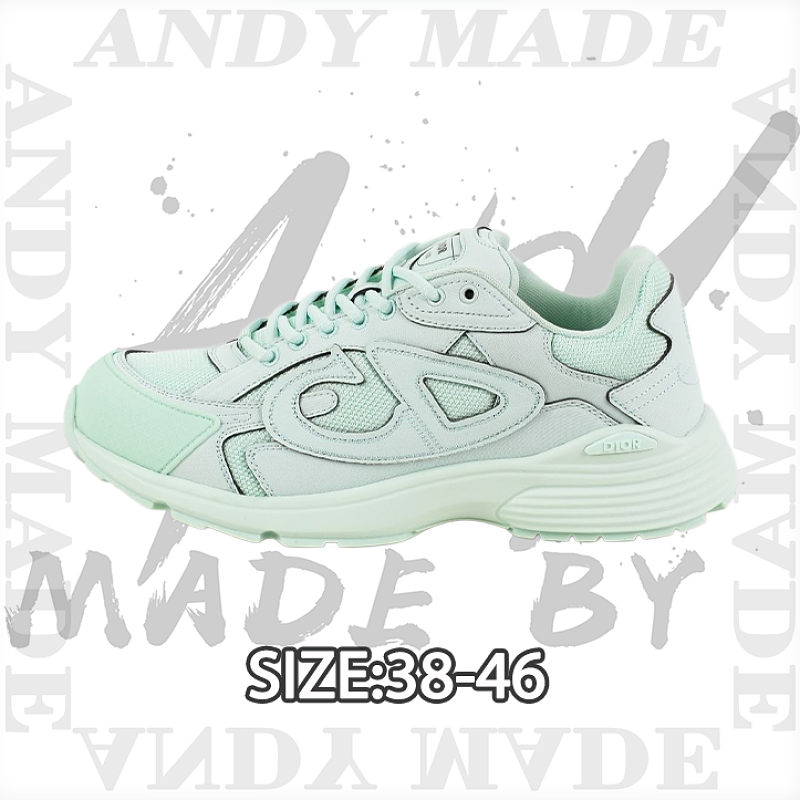 Dior Series Casual Sneakers Dad Shoes Green