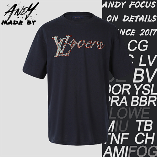 Louis Vuitton L V Letter Short-sleeved T-shirt