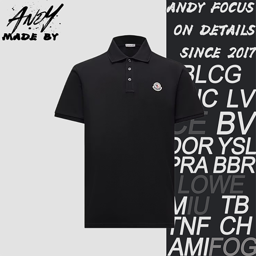 Micro-logo Black Polo Shirt Short Sleeves