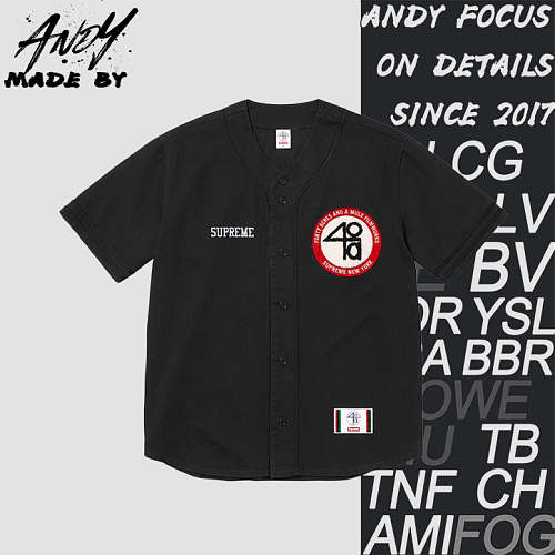 Supreme Short-sleeve Baseball Jacket