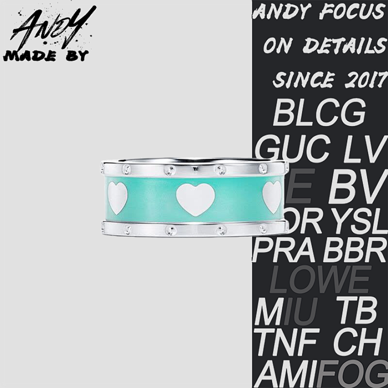 Enamel Heart Ring