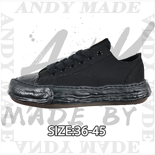 Fully Vulcanized Slip-on Shoes Black