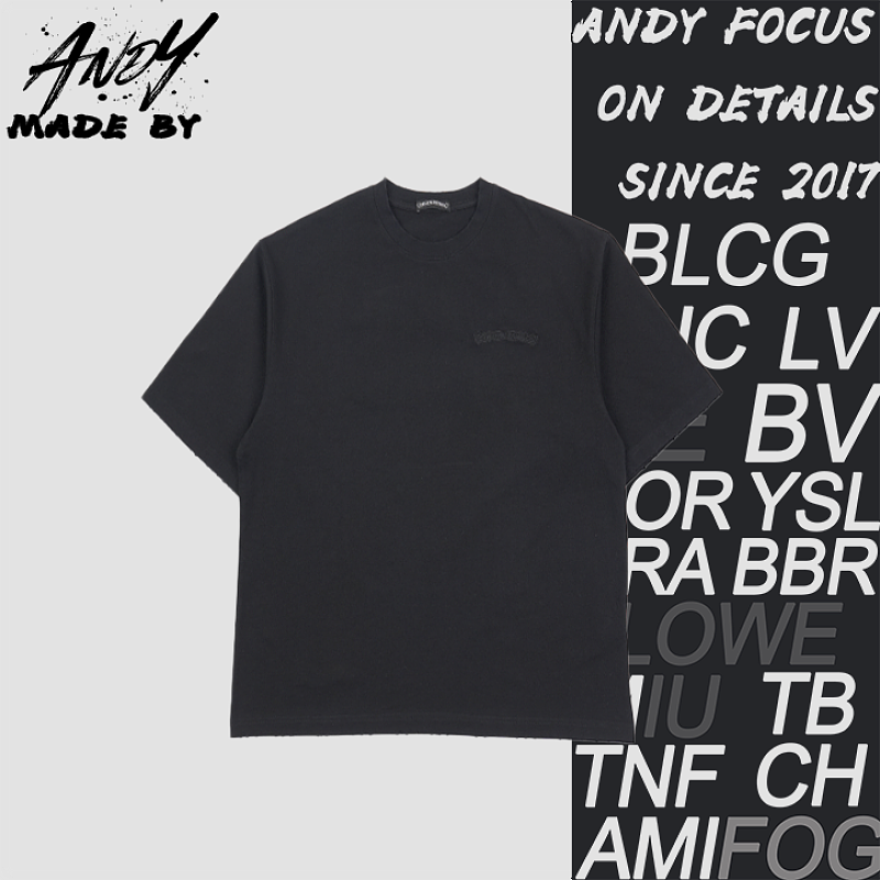 Chrome Hearts Embroidered Appliqué Crew Neck Short Sleeve
