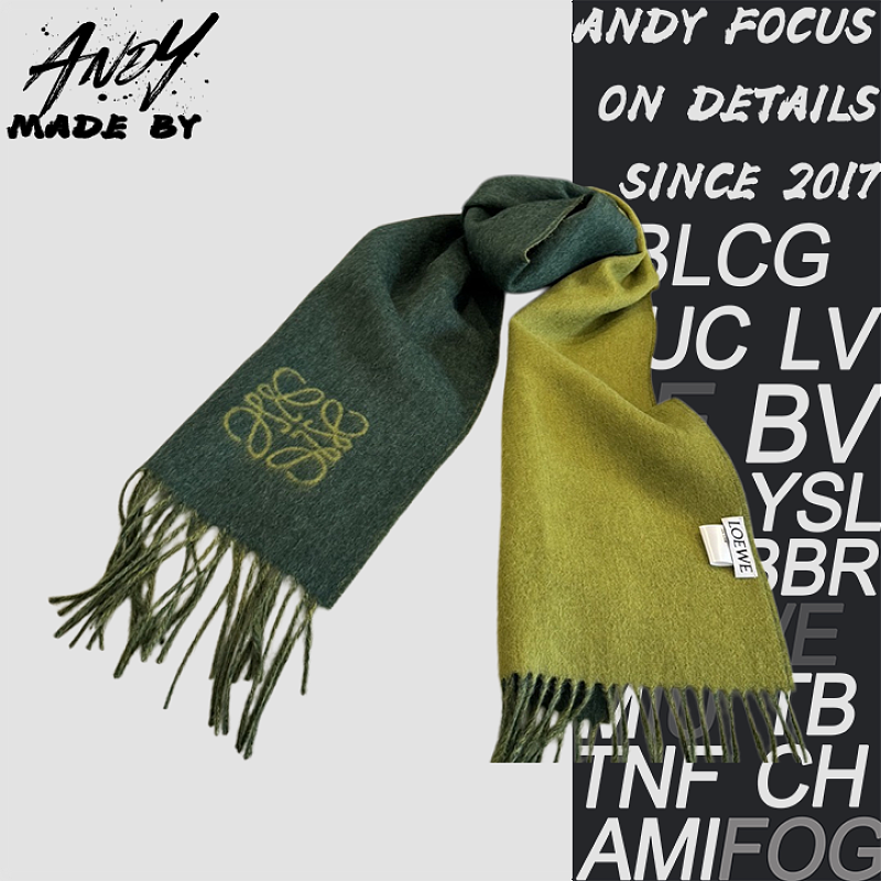 Loewe Double-sided Two-color Scarf