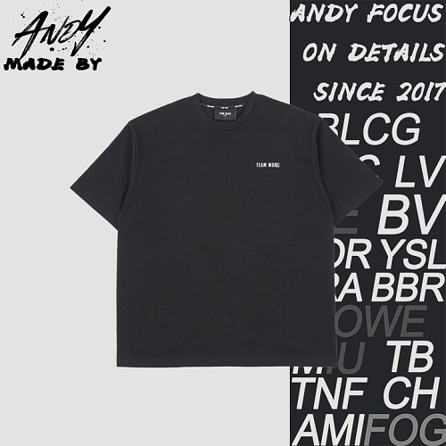 First Generation Reflective Letter Print T-Shirt