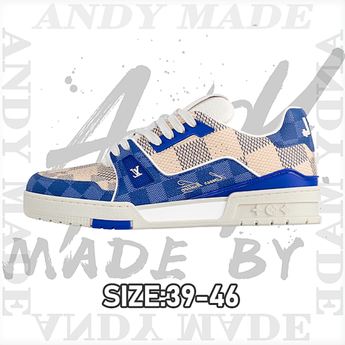 Louis Vuitton Blue Checkerboard