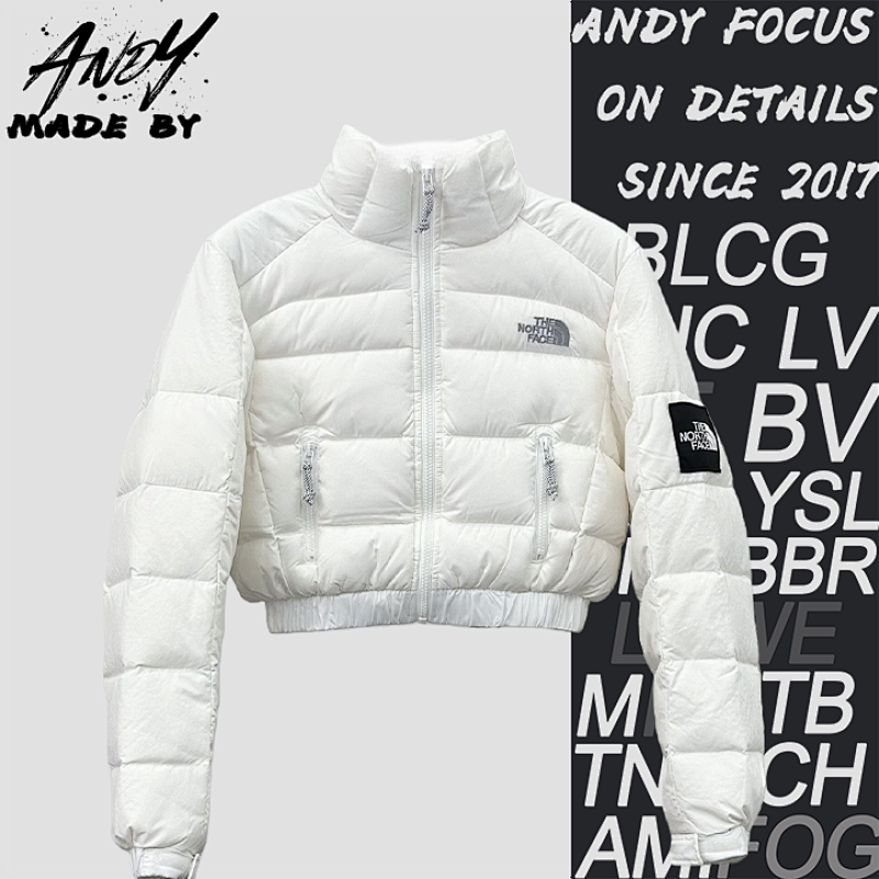 American Plaid Short Stitching Down Jacket