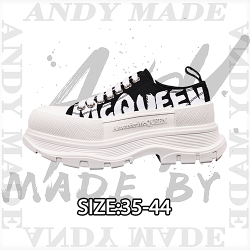 Alexander Lace-Up Leather Height-Increasing Black Graffiti Print