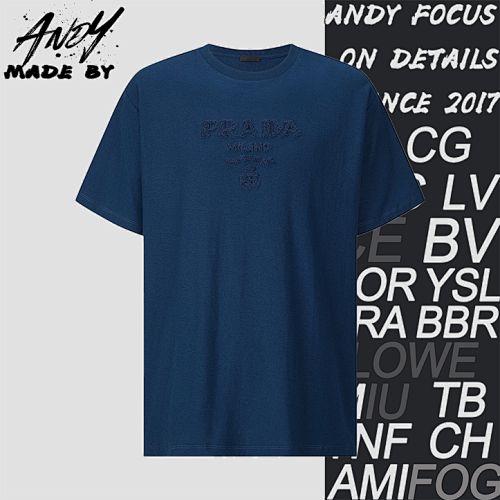 Prada Short-sleeved Towel With Embroidered Logo
