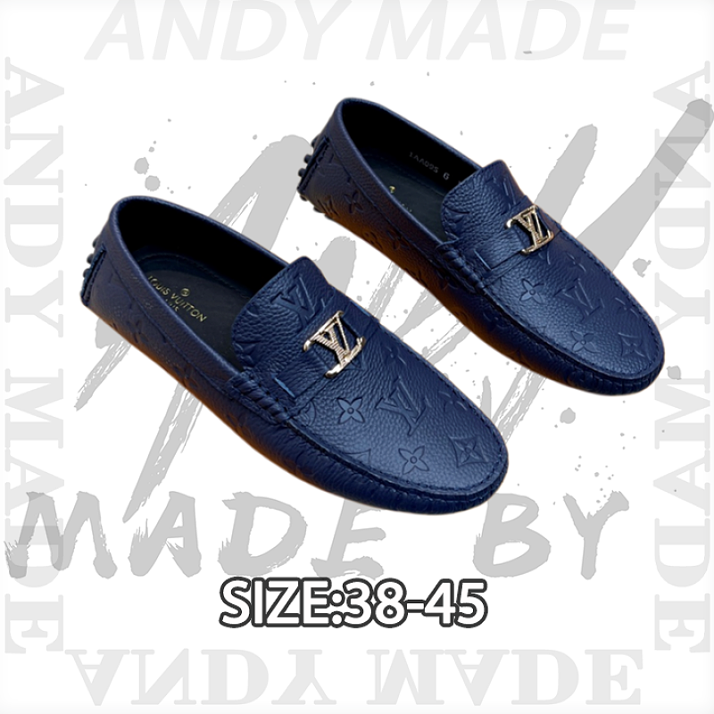 High-quality Replica Louis Vuitton Classic Men's Loafers Featuring Soft Leather Premium El
