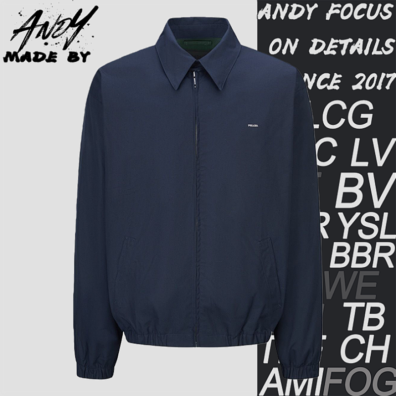 Louis Vuitton Embroidered Logo Zipper Executive JacketItem ID