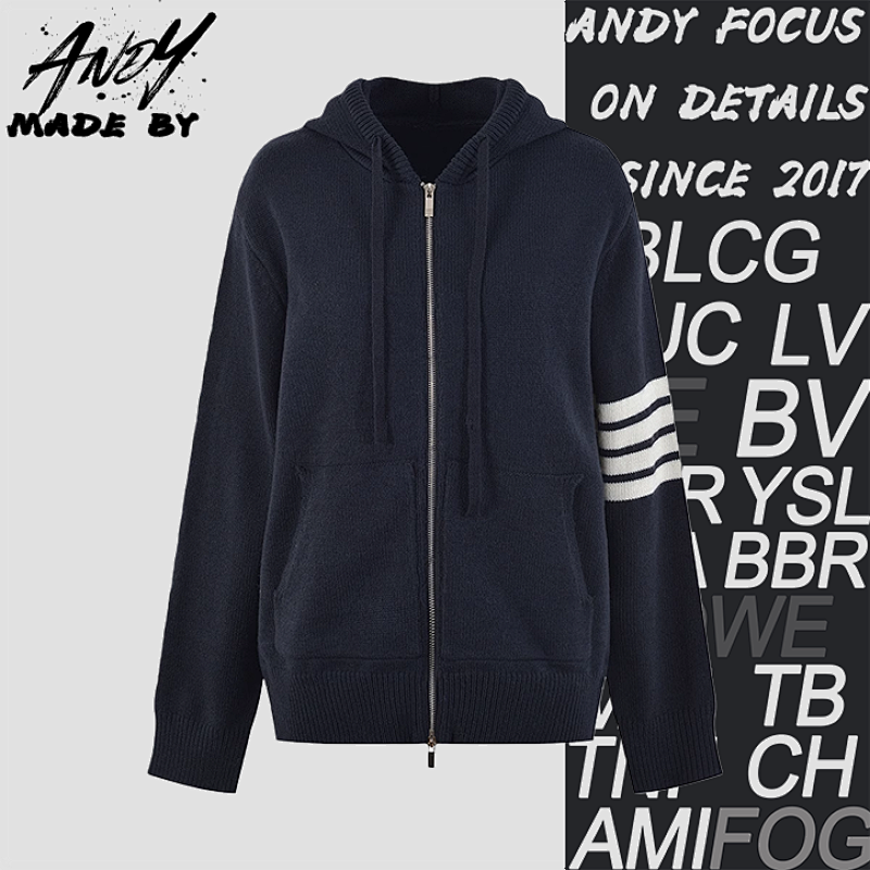 Four-Bar Back Puppy Hooded Jacket