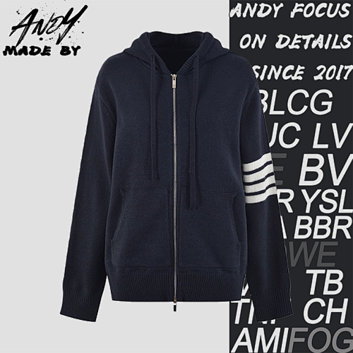 Four-Bar Back Puppy Hooded Jacket