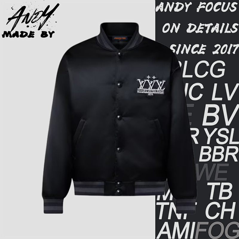 Off-White Cotton Jacket With Rhinestone Emblems