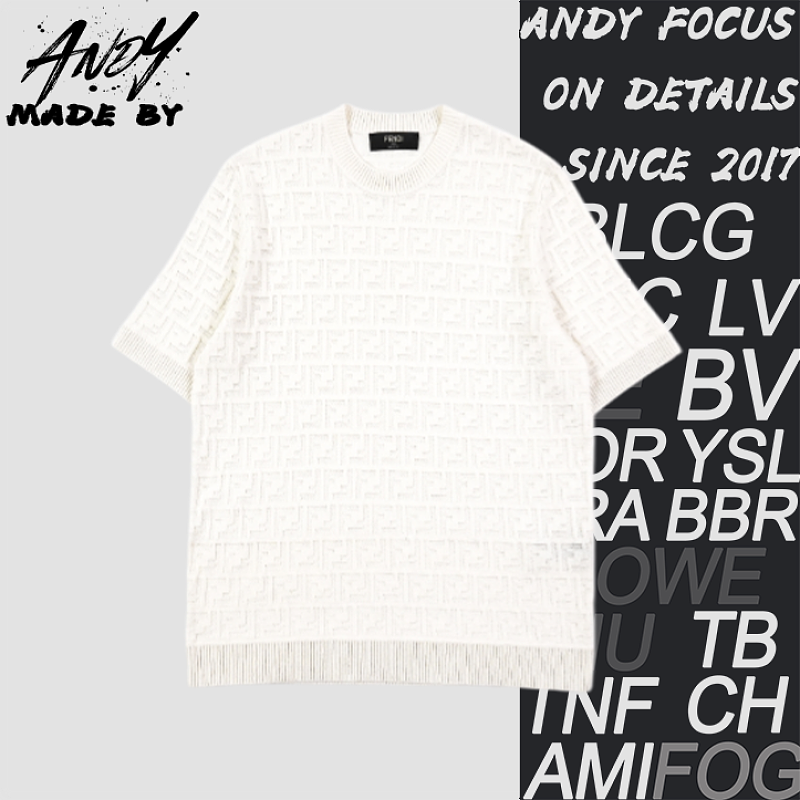All-over Letter Print Short-sleeved Shirt
