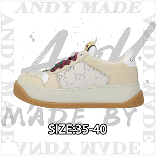 Gucci Screener Series Thick-soled Casual Fashion Dirty