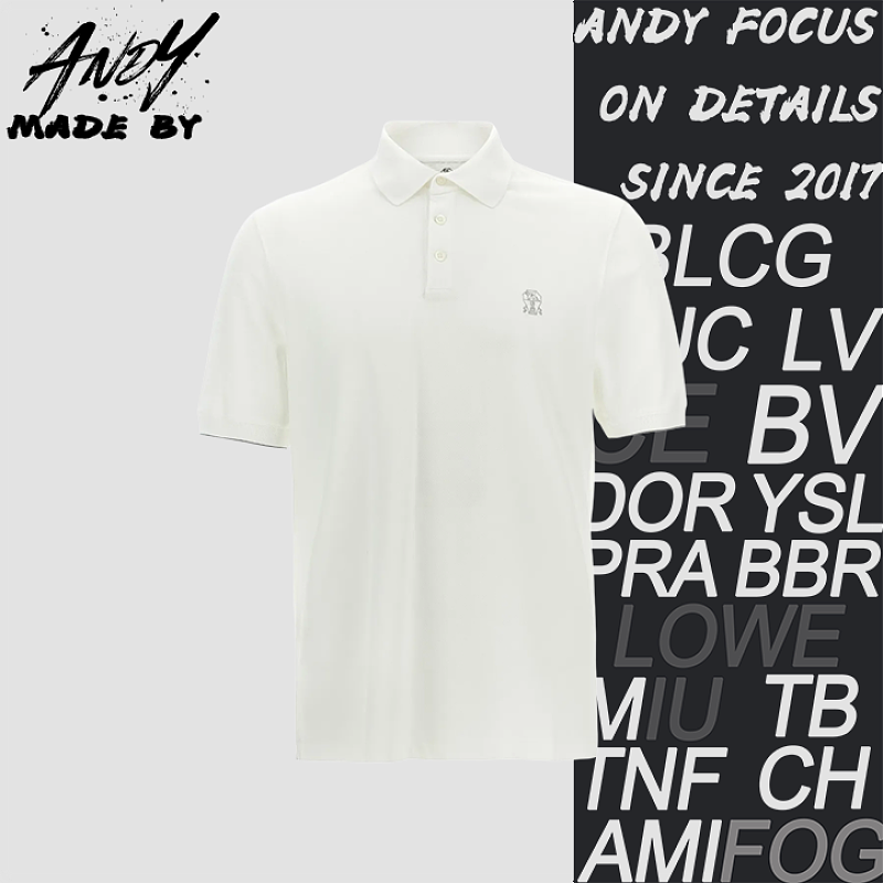 Badge Print Polo Shirt