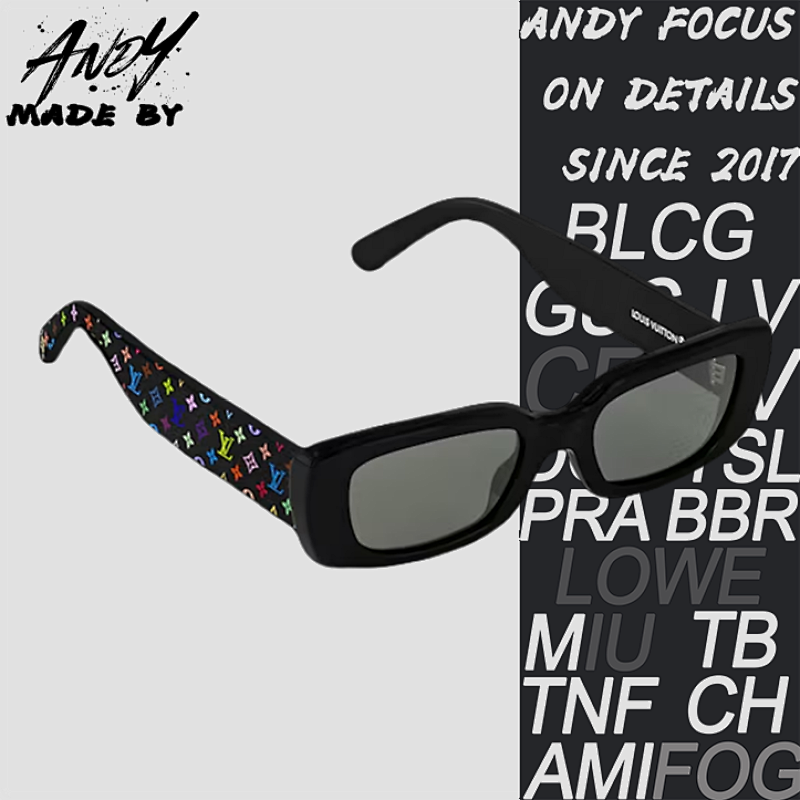 Louis Vuitton L V Takashi Murakami Co-branded Sunglasses Black