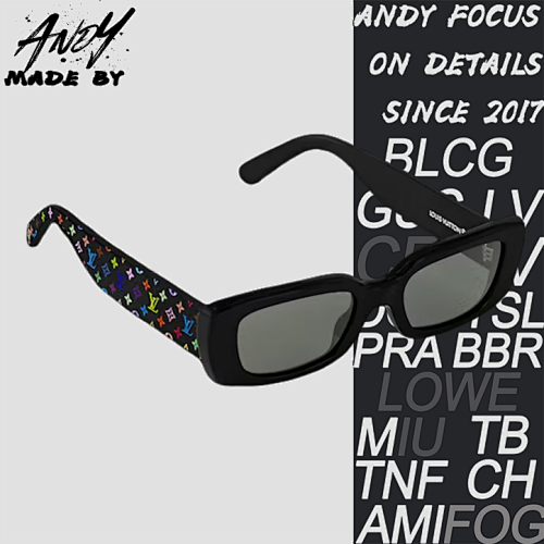 Louis Vuitton L V Takashi Murakami Co-branded Sunglasses Black