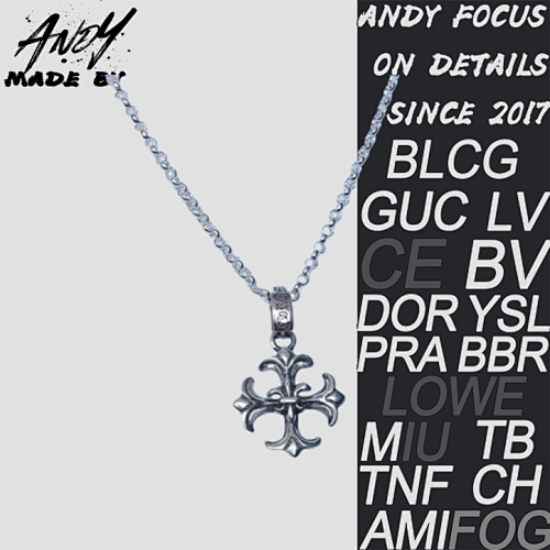 A Set Of Personalized Cross And Anchor Pendants