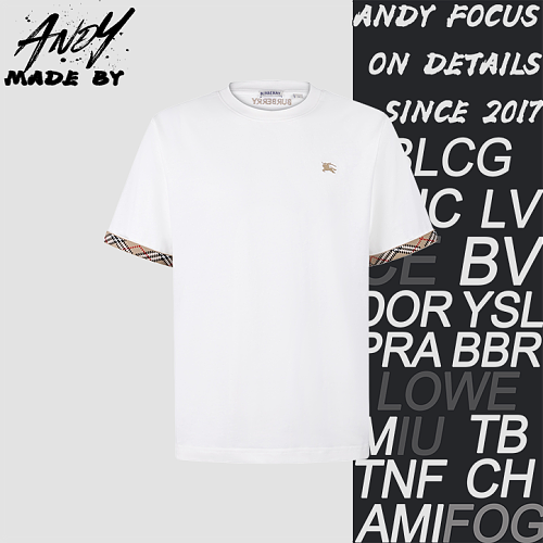 Short-sleeve Polo With Checkered Cuffs