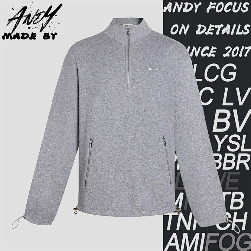 Collar Long-sleeved Sweatshirt