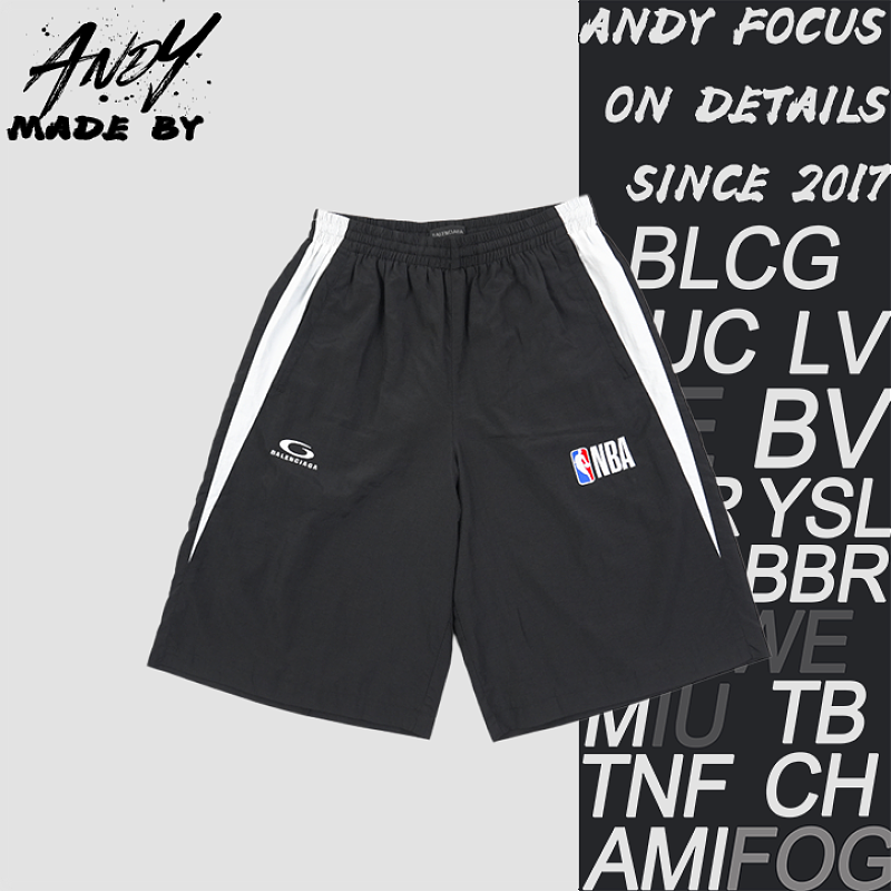 No. 10 Embroidered Color-Block Shorts