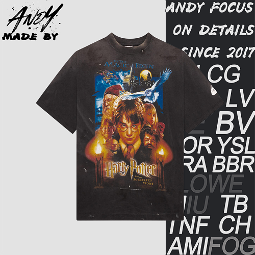 Saint Michael Harry Potter And Philosopher's Stone Print Short-Sleeve