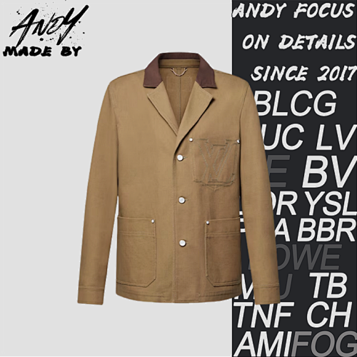 Louis Vuitton L V Vintage Letter Workwear Jacket
