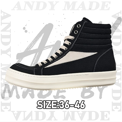 Rick Owens R O Canvas Vans High Top