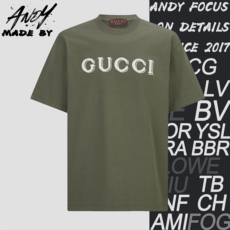 Gucci Embroidered Logo Short-sleeved Shirt