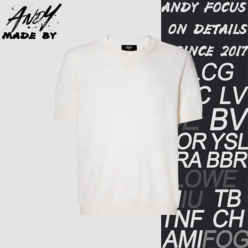 Cashmere Cotton Knit Short Sleeve