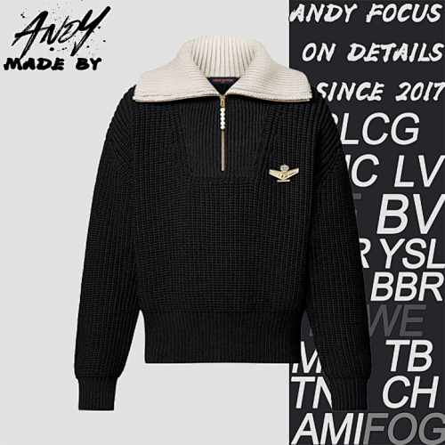 Louis Vuitton Golden Crown Half-Zip Pullover