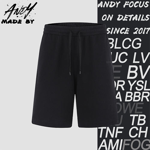 Classic Letter Logo Embroidered Drawstring Shorts