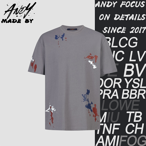 Louis Vuitton Printed And Embroidered Logo Short-sleeved Shirt