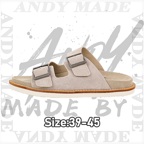 35 B C Suede Anti-Slip Flip Flops Light Brown