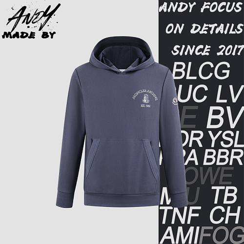 Archive Rowing Logo Cotton Hoodie