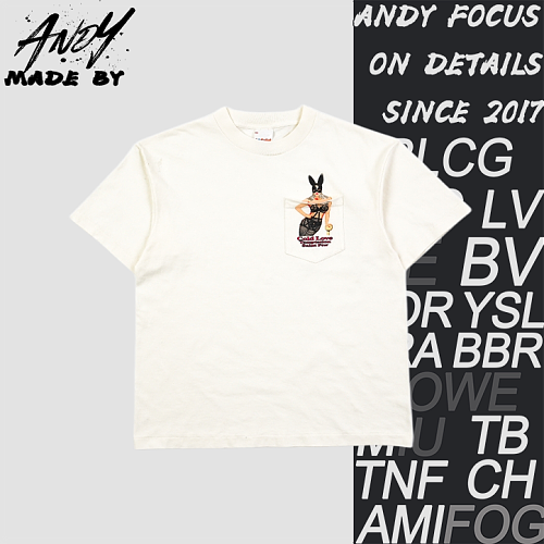 Bunny Girl Print Short Sleeve