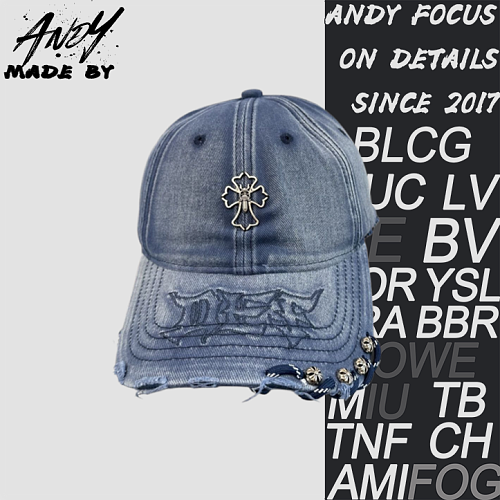 Cross-patterned High-quality Baseball Cap