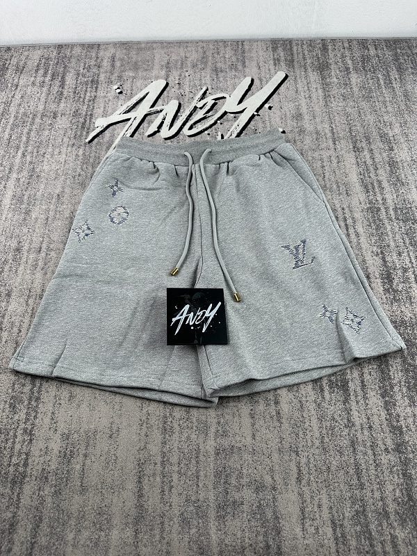 Louis Vuitton Monogram Embroidered Drawstring Shorts