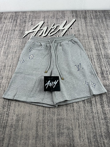 Louis Vuitton Monogram Embroidered Drawstring Shorts
