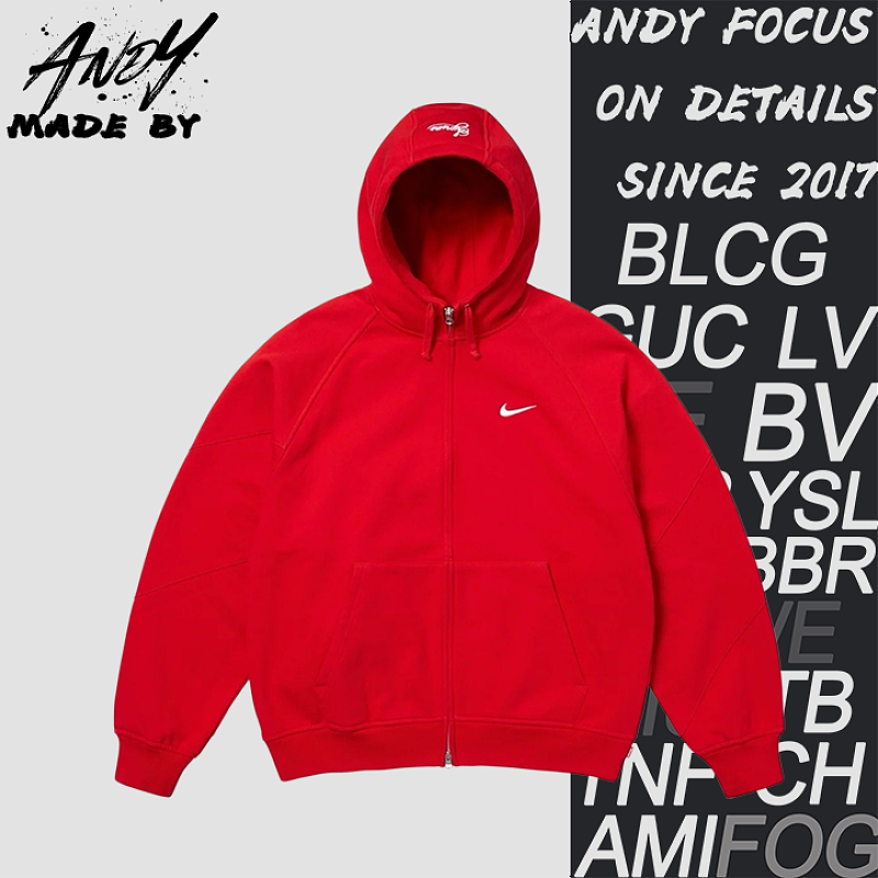 Supreme Hooded Zip-up Sweatshirt