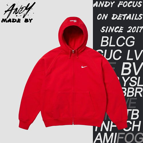 Supreme Hooded Zip-up Sweatshirt