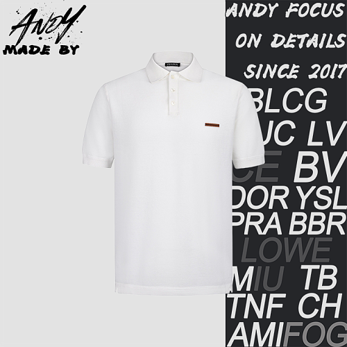 Embroidered Logo Cotton Knit Polo Shirt