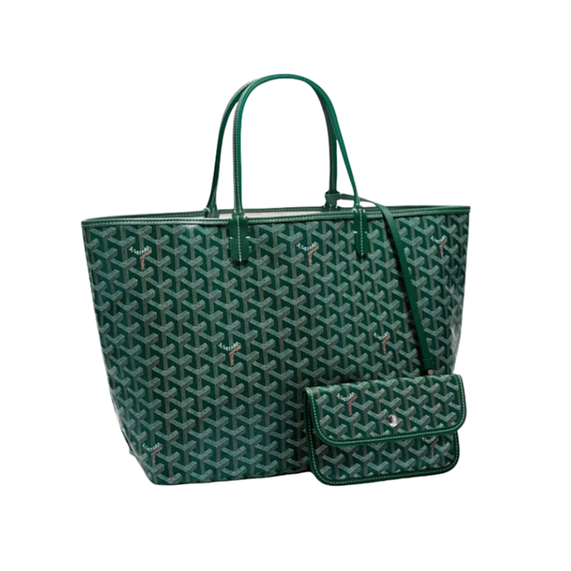 Louis Vuitton G Oyard Monogram Full-print Letter Tote Bag Green