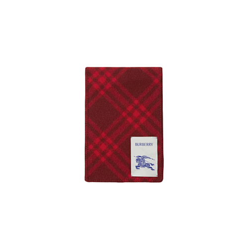 Burberry Christmas Red Scarf War Horse Label Scarf