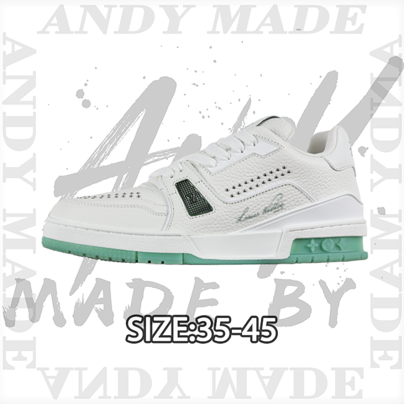 Louis Vuitton L V Trainer Skateboard Shoes New Colorway